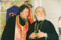 Архиепископ Кемеровский и Новокузнецкий Софроний и протоиерей Александр Пивоваров