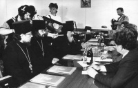 Праздник Славянской письменности и культуры, пресс-конференция. Тобольск, 1989 год