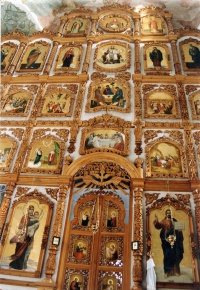 Алтарь в верхнем храме Спасо-Преображенского собора