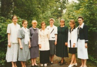 Выпускницы регентского отделения НПДУ, 1998 год